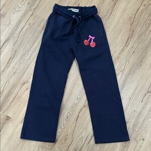 Girls Do Too fleece lined wide leg pants